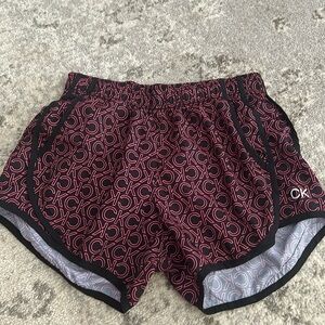 Calvin Klein shorts. Size xs adult. Pink and black.